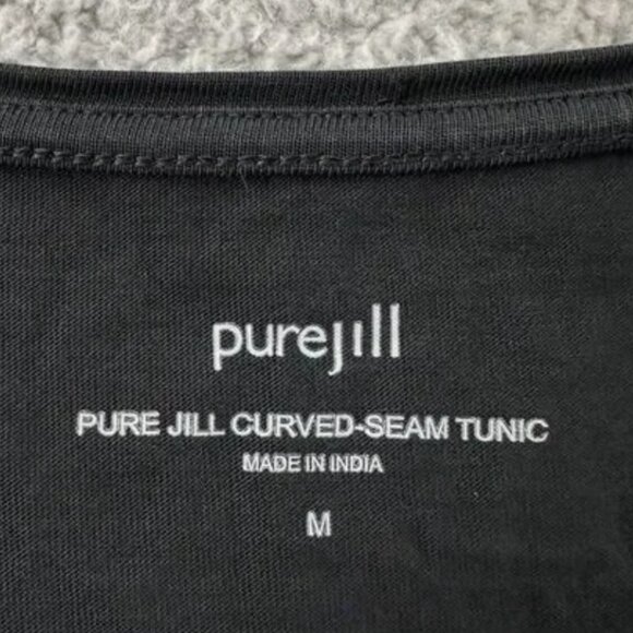 J. Jill Black Black Tunic Top - Picture 3 of 11